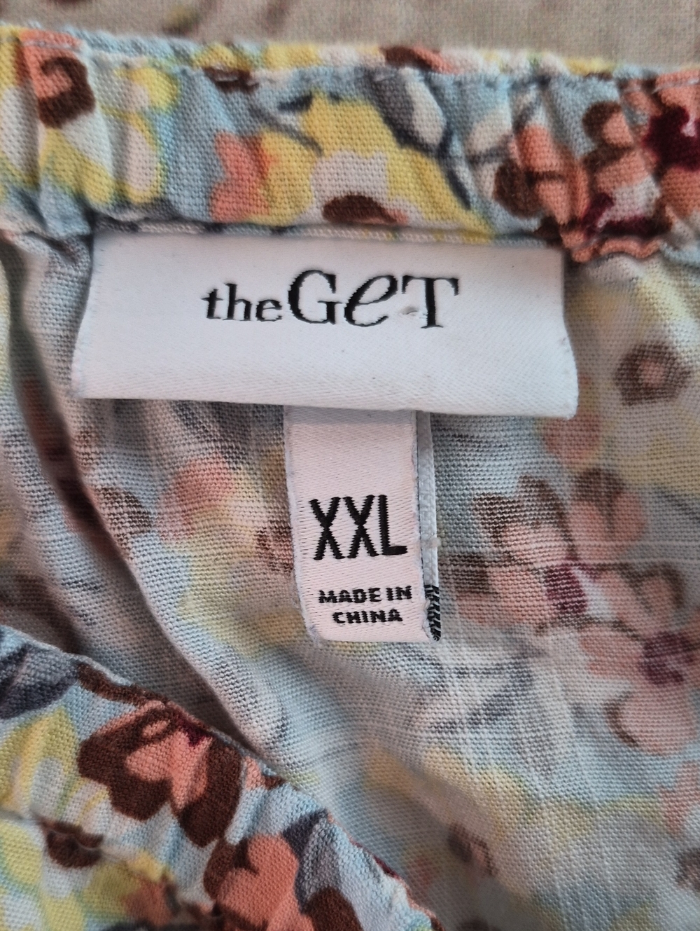 TheGet Multicolored Floral Blouson Dress‎ Size XXL - Picture 4 of 6